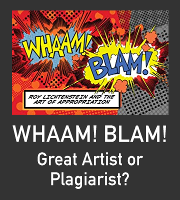 WHAAM! BLAM! Great Artist or Plagiarist?